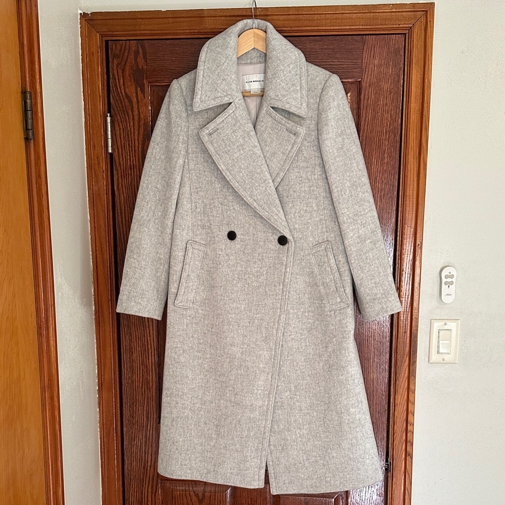 Club Monaco Lined Wool Coat